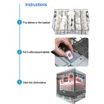 洗碗机片厂家 - 定制蓝色固体去污