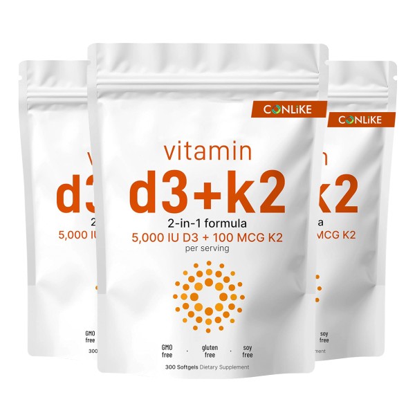 维D3 K2软胶囊工厂 - 高品质5000iu免疫