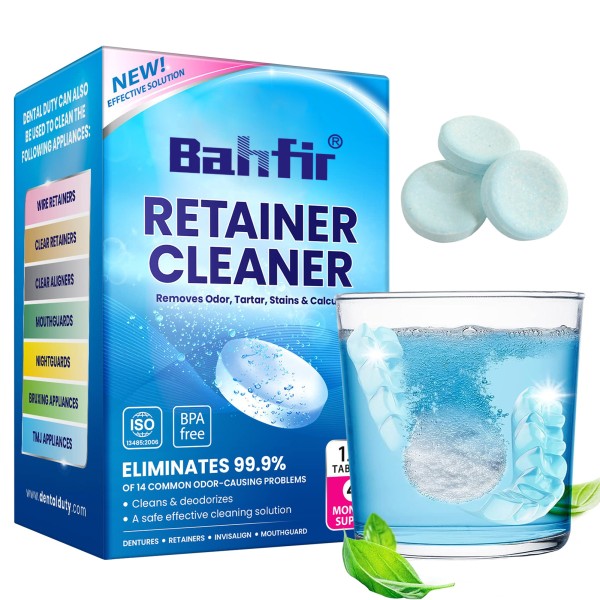 假牙清洁剂供应商 - 30片99.99%抗菌清洁剂