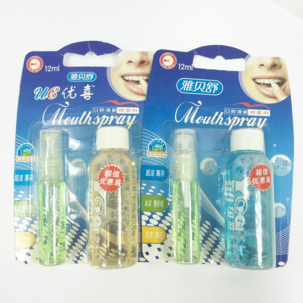 Mouth Spray Kit Factory - Wholesale Blister Card 12ml 60ml