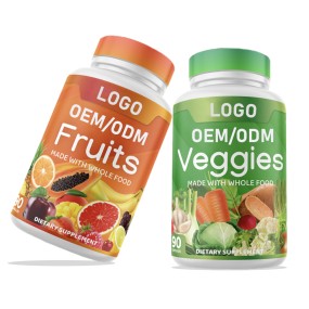 Fruit Vegetable Capsules Manufacturer - 100% Soy Free Whole Food