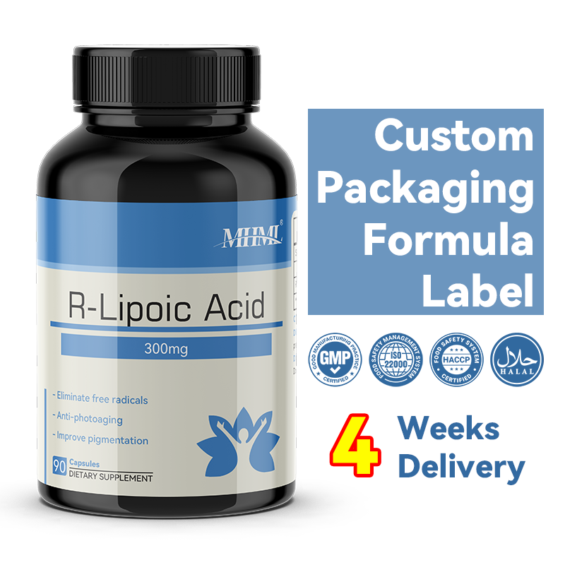 Alpha Lipoic Acid Capsules Supplier - OEM 300mg R-ALA Supplement