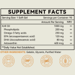 Krill Oil Softgels Supplier - OEM Omega 3 EPA DHA