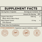 Maca Capsules Manufacturer - 1500mg Butt Enlargement Black Extract