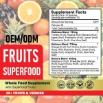 Fruit Vegetable Capsules Factory - Hot Sale 90 Veggie 90 Fruit