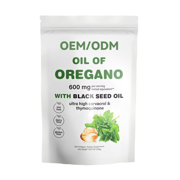 Wild Oregano Softgels Factory - Digestive Healthy Black Seed