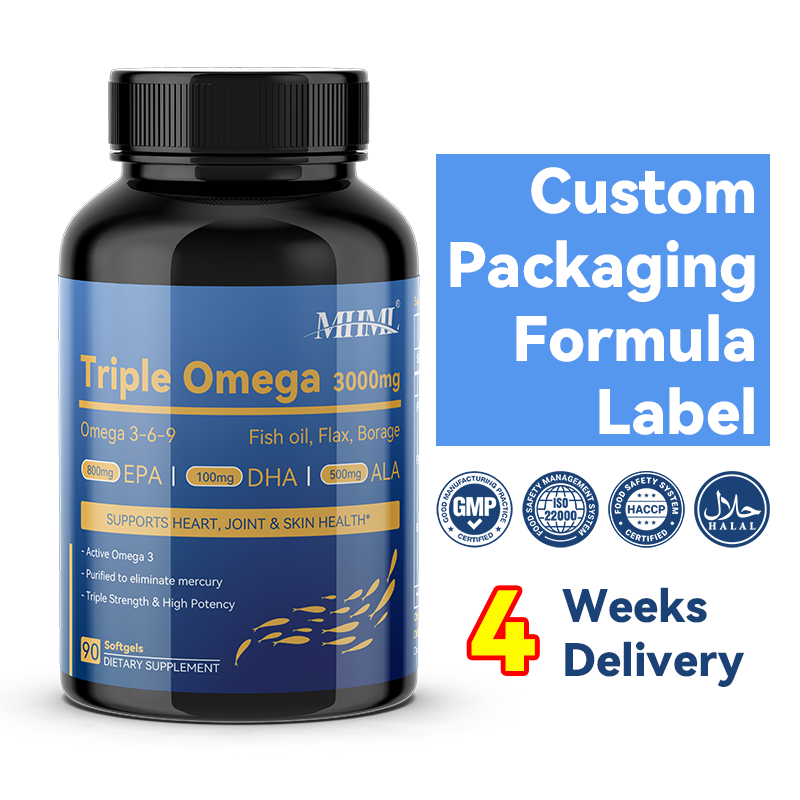 Fish Oil Softgels Manufacturer - Triple Omega 3-6-9 1000mg