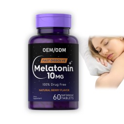 Melatonin Tablets Supplier - 10mg Sleep Aid Herbal Supplement
