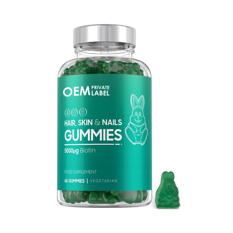 Collagen Gummies Supplier - Private Label Vegan Biotin Hair