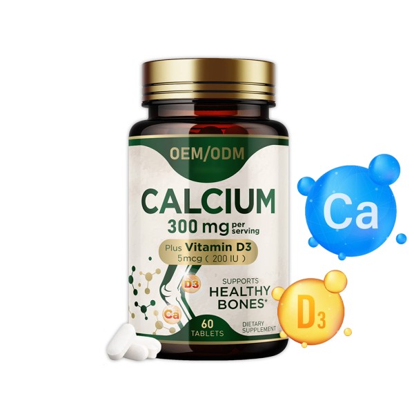 Calcium D3 Tablets Factory - Non-GMO Bone Nerve Muscle
