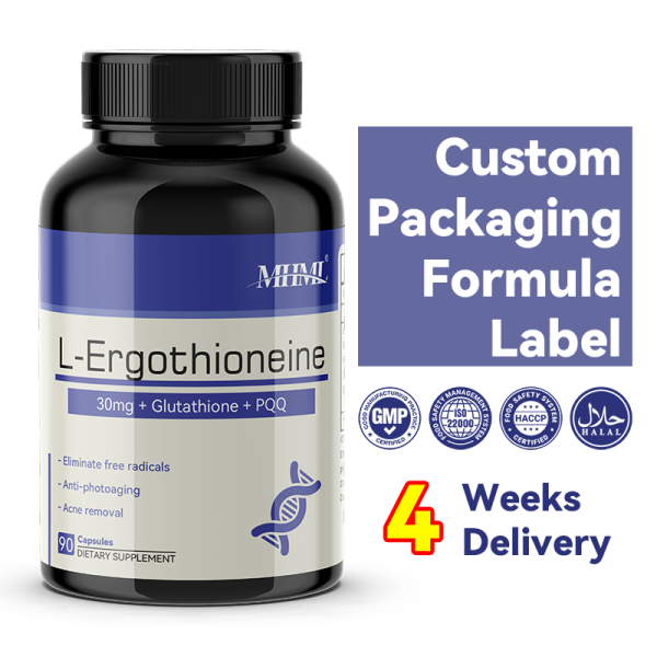 Ergothioneine Capsules Factory - OEM Antioxidant L-Ergothioneine