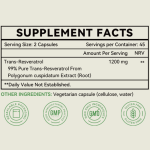 Resveratrol Capsules Manufacturer - 1200mg Vegan Natural Supplement