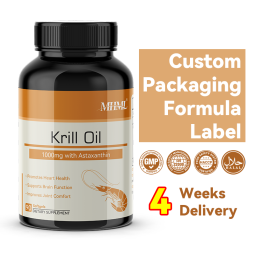 Krill Oil Softgels Supplier - OEM Omega 3 EPA DHA