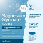 Magnesium Glycinate Tablets Manufacturer - 400mg High Absorption Sleep