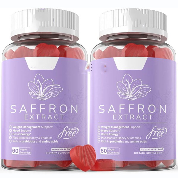 Saffron Extract Gummies Factory - Hot Selling Rhodiola GABA