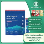 Mushroom Tea Supplement Supplier - Raspberry Herbal Energy Drink