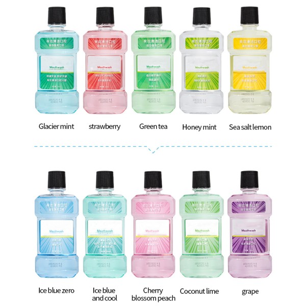 漱口水生产厂家 - 250ml有机无酒精贴牌