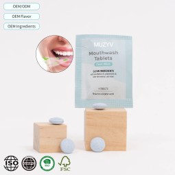 漱口片生产厂家 - 可定制HAp无酒精旅行