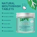 漱口片供应商 - 天然薄荷减少牙菌斑OEM代工