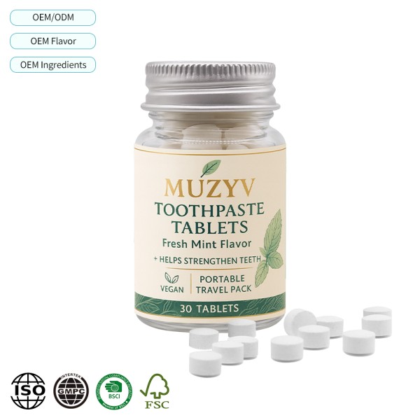 牙膏片工厂 - 防蛀薄荷旅行OEM代工