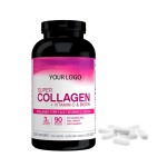 Healthy Collagen Peptides Tablets Vitamin C Biotin for Adult Hair Skin Nail Health Non-Pregnant Individuals Dietary Supplement