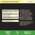 OEM ODM Brand Creatine Monohydrate Powder Pure Unflavored Creatine Powder for Supports Muscle