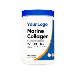 OEM ODM Private Label Multi Hydrolyzed Halal Marine Fish Vital Proteins Collagen Peptide Powder Supplement Vitamin C for Adults