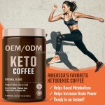 Private Label Slim Keto Coffee Natural Healthy Diet Control MCT Meal Replacement Food Instant Weight-Loss Keto Coffee Slim-ming