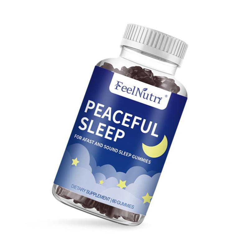 Oem Odm Private Label Melatonin Sleep Gummies Supplement  Vitamines Et Supplements Stress Relief Detary Supplement