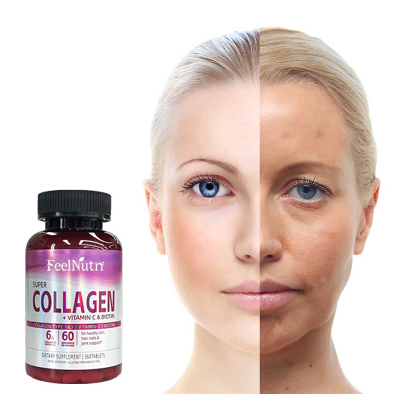 OEM Private Label Collagen Supplements for Women Face Skin Whitenings Collagen Capsules Pills Tablets for Adults Wholesale