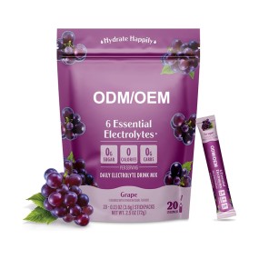 Good Private Label Electrolytes Powder Hydration Drink Quick Replenishing Hydration Powder Electrolyte Powder Sachet