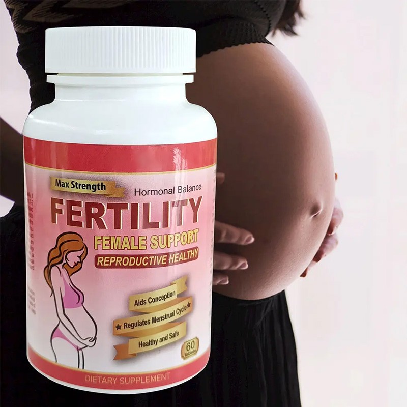 Women's Fertility Boost Tablet Supplement Herbal Supplements for Hormonal Balance Conception Pregnancy Health Female Fertility