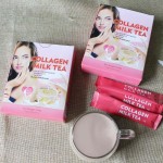 Natural Whitening Milk Tea Powder Beauty Product for Women Delicious and Healthy Skin Whitening Collagen Supplementation