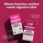 Private logo Women Digestive Enzyme Probiotics Supplements 60 Billion Cfu Vegan Women's Probiotic Capsules Supplement