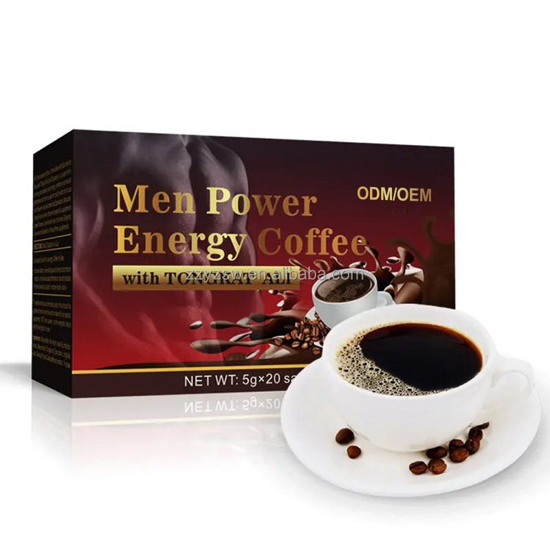 Factory Price Hot Sale X Power Coffee 100% Chinese Herbal Men's Energy Maca Instant Coffee
