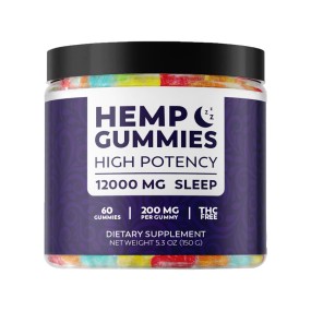 OEM/ODM He-mp Extract Gummies Bear He-mp Gummy for Pain Stress Relief Gummies