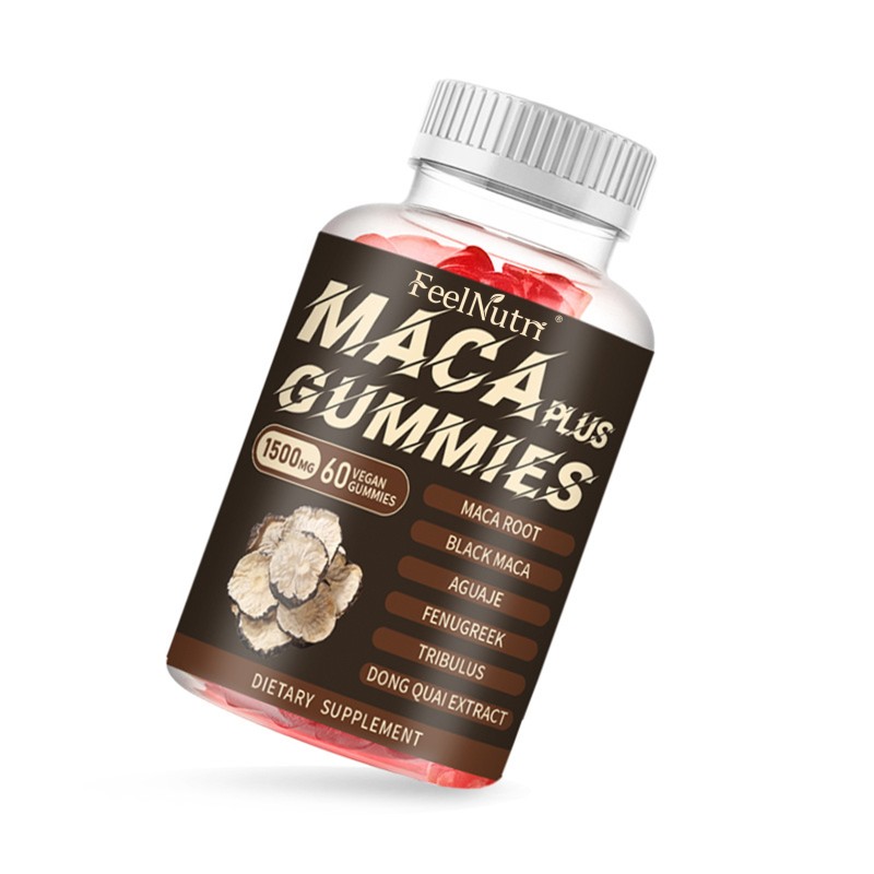 OEM ODM Organic Maca Gummies for Energy Boost Vegan Maca Root Gummies Creatine Gummies 5000mg
