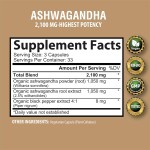 Factory Customization Herbal Dietary Supplements 2,100 mg KSM 66 Organic Ashwagandha Capsules Stress for Relief Mood Enhancer
