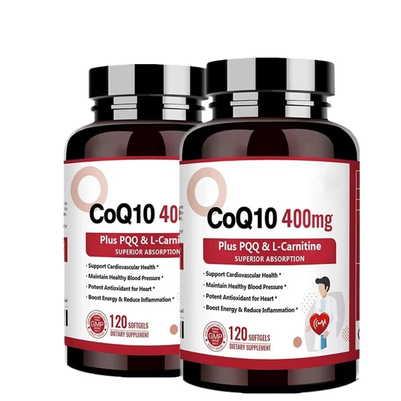 OEM/ODM High Quality Coenzyme CoQ10 Softgel Capsules Heart Health & Anti-Fatigue Supplement Not for Pregnant Women