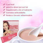 Private Label Collagen Milk Tea Beauty-Enhancing Skin Whitening Powder for Women Glow Beauty Protein Tea