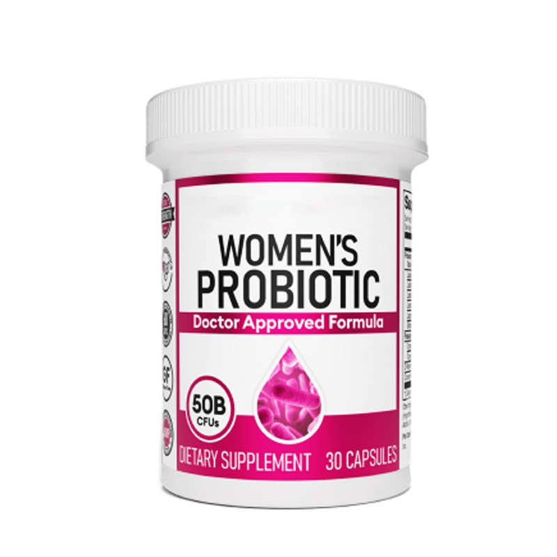 Private logo Women Digestive Enzyme Probiotics Supplements 60 Billion Cfu Vegan Women's Probiotic Capsules Supplement