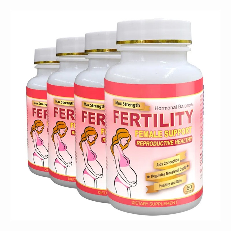 Factory Wholesale Women's Herbal Supplements Pregnancy Fertility Boost Tablet for Female Hormonal Conception Balance