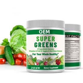 OEM Greens Powder Superfood Multivitamin Mix Super Greens Powder Dietary Supplement Energy Greens Mixed Powder