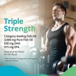 1000mg Fish Oil Softgels with Omega 3 Healthy Heart Brain Strong Joints Better Blood Circulation for Adults