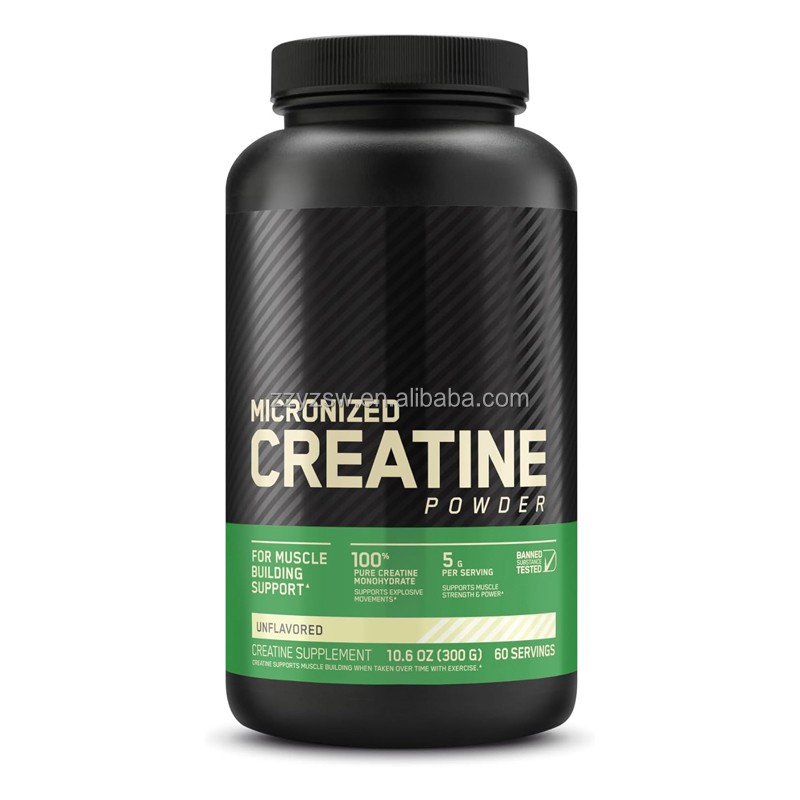 OEM ODM Brand Creatine Monohydrate Powder Pure Unflavored Creatine Powder for Supports Muscle