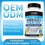Molecular Distilled Fish Oil Soft Capsules Adult-Suitable Food-Grade Supplement for Heart Health Immune System Cognitive