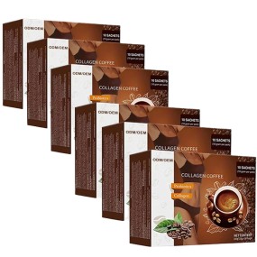 OEM ODM Collagen Coffee Herbal Healthy Beauty Skin Whitening Organic Natural Vegan Dietary Instant Coffee Powder