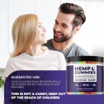 OEM/ODM He-mp Extract Gummies Bear He-mp Gummy for Pain Stress Relief Gummies