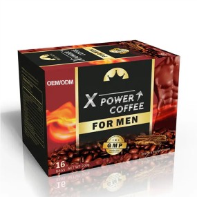 Private Label Man Maca Energy Coffee Natural Herbal Healthy Black Instant Maca Coffee for Men Power