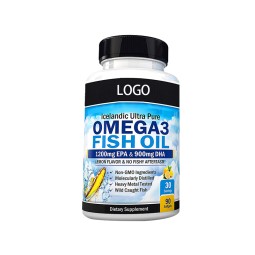 Molecular Distilled Fish Oil Soft Capsules Adult-Suitable Food-Grade Supplement for Heart Health Immune System Cognitive